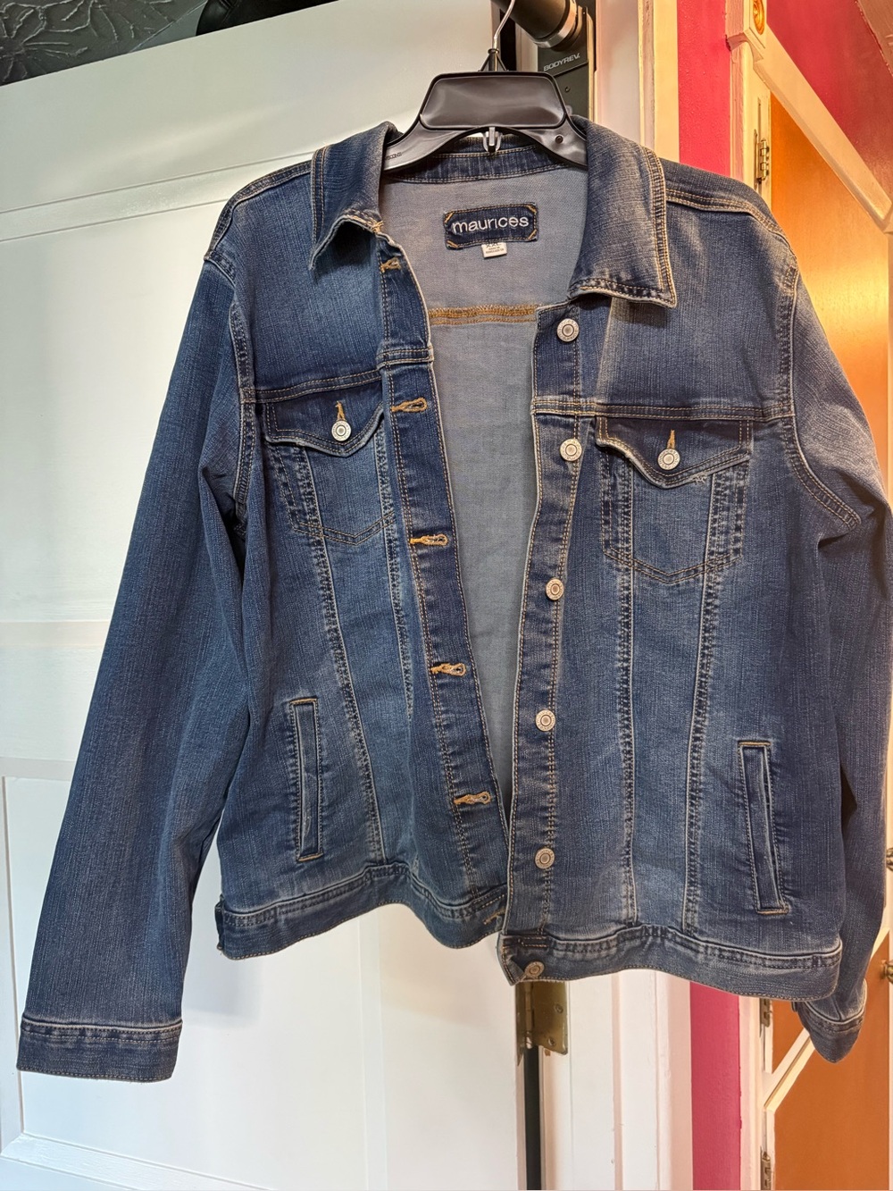 Maurices Dark Blue Denim Jean Jacket